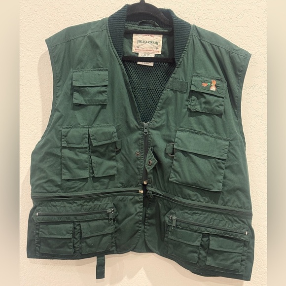 Field & Stream Forest Green Outdoor Vest - Picture 1 of 6